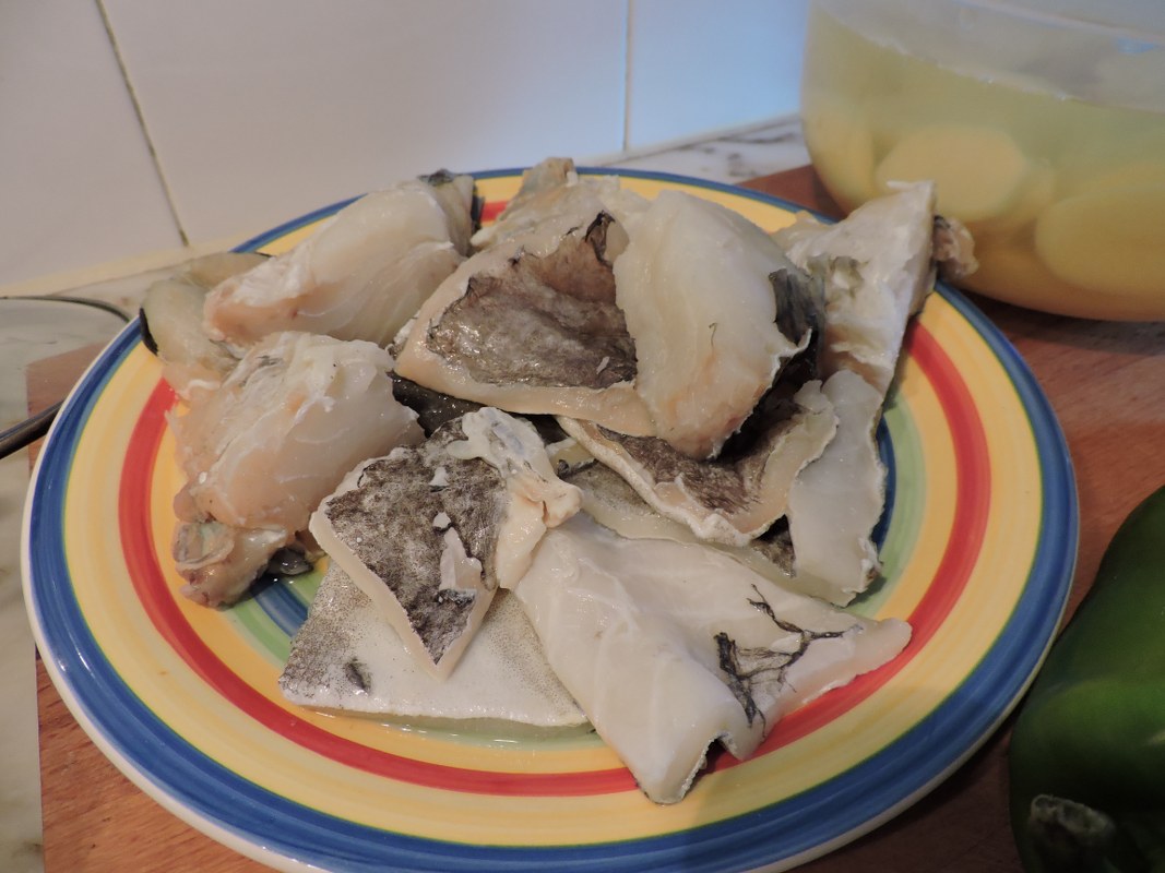 Caldeirada de peste cod (bacalhau)