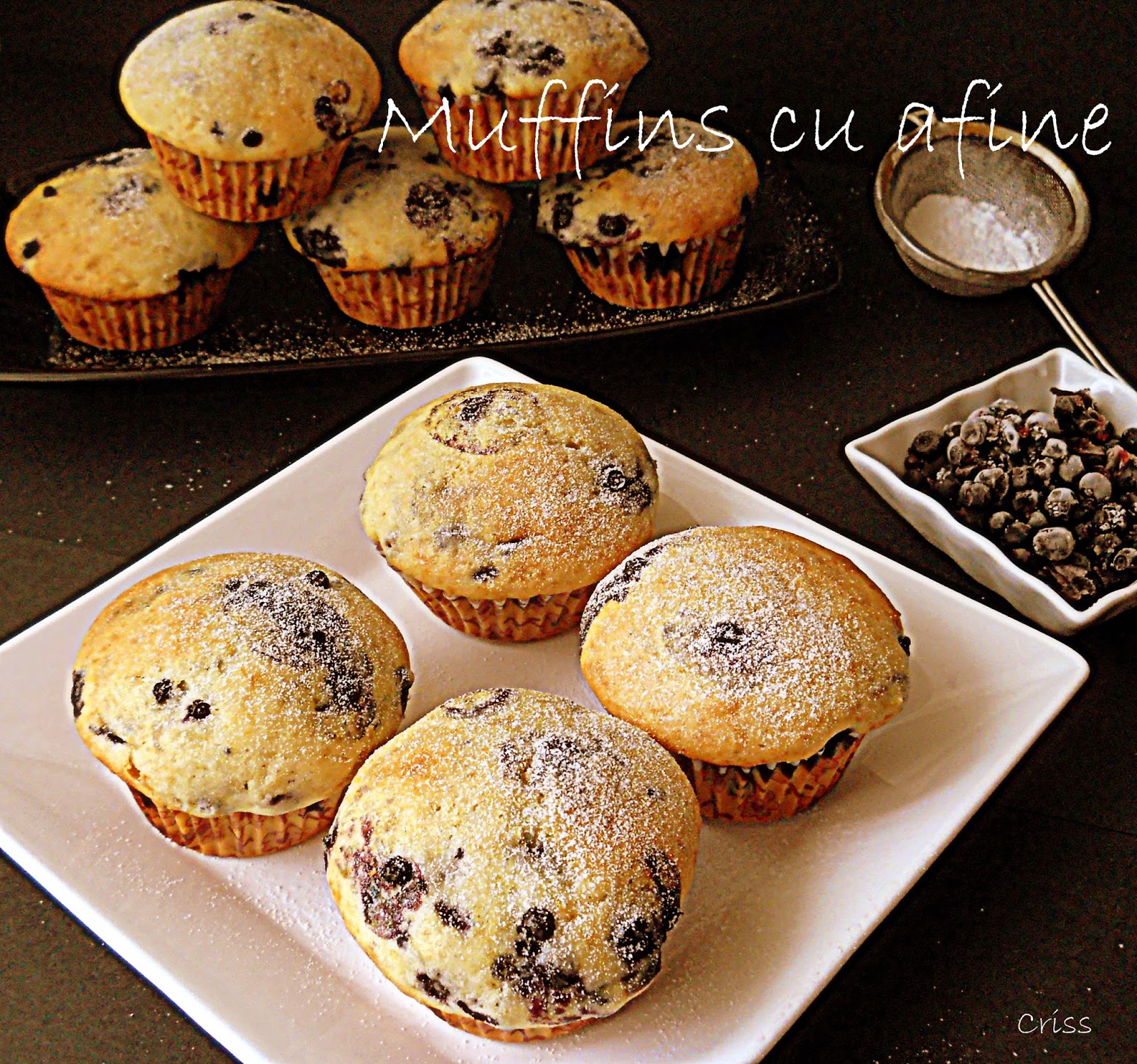 Muffins cu afine