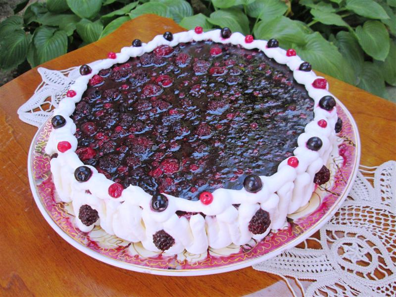 Cheesecake cu fructe de padure (fara coacere)