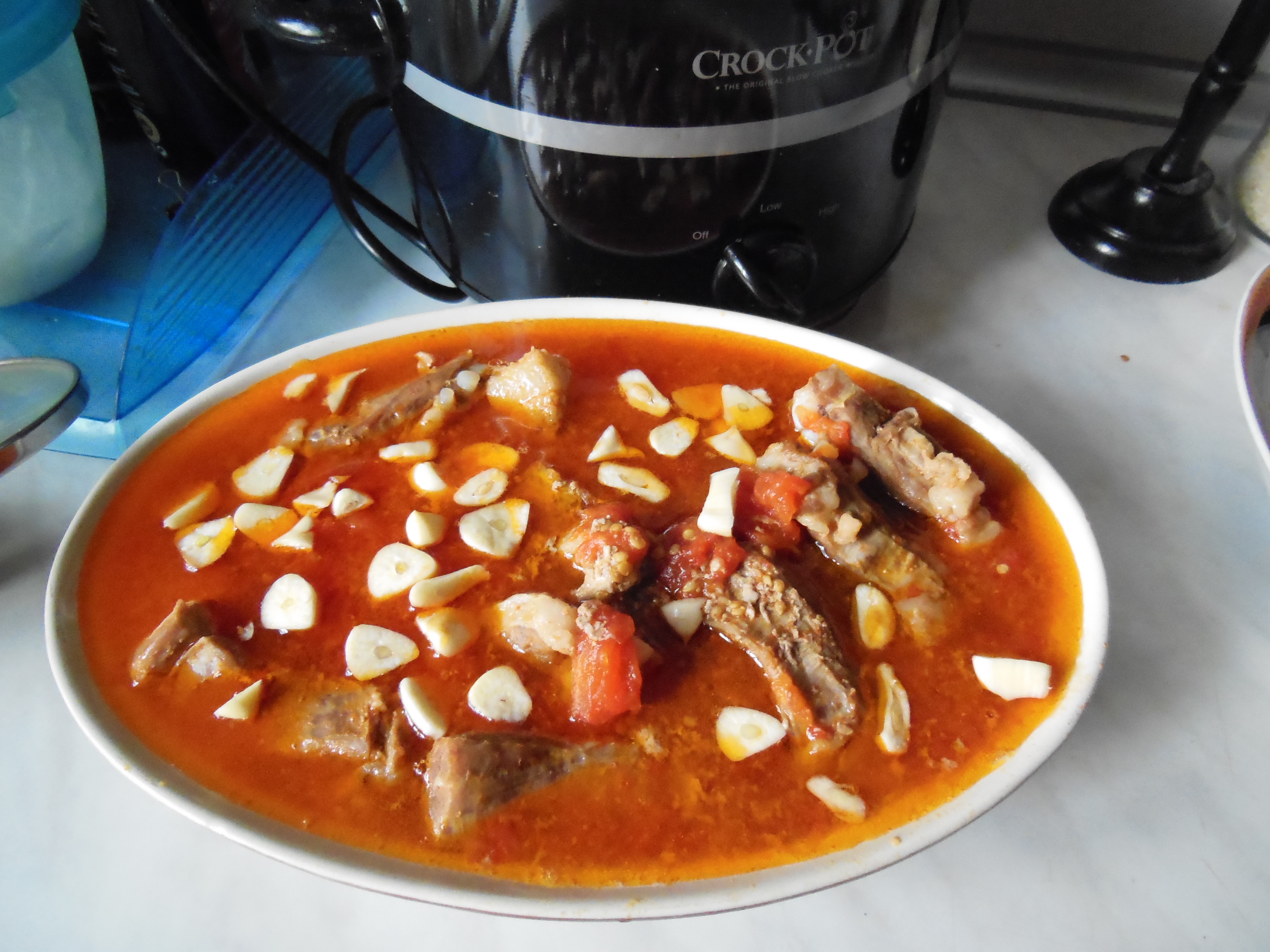 Piept de porc cu rosii la slow cooker Crock-Pot