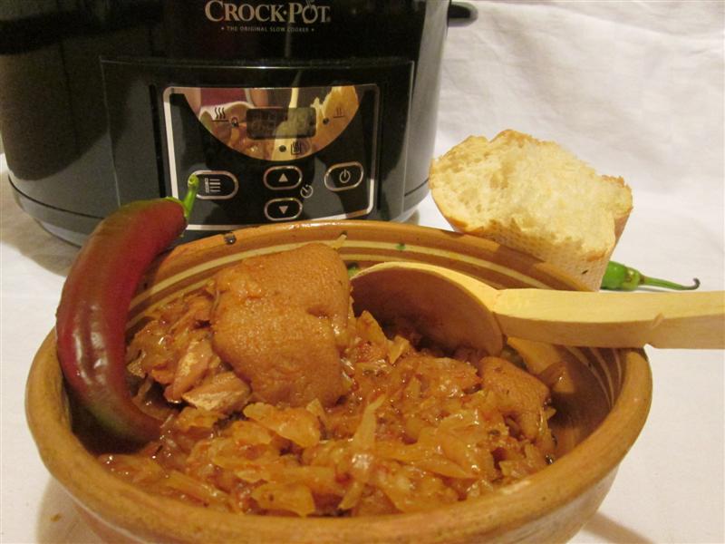 Varza dulce la slow cooker Crock-Pot