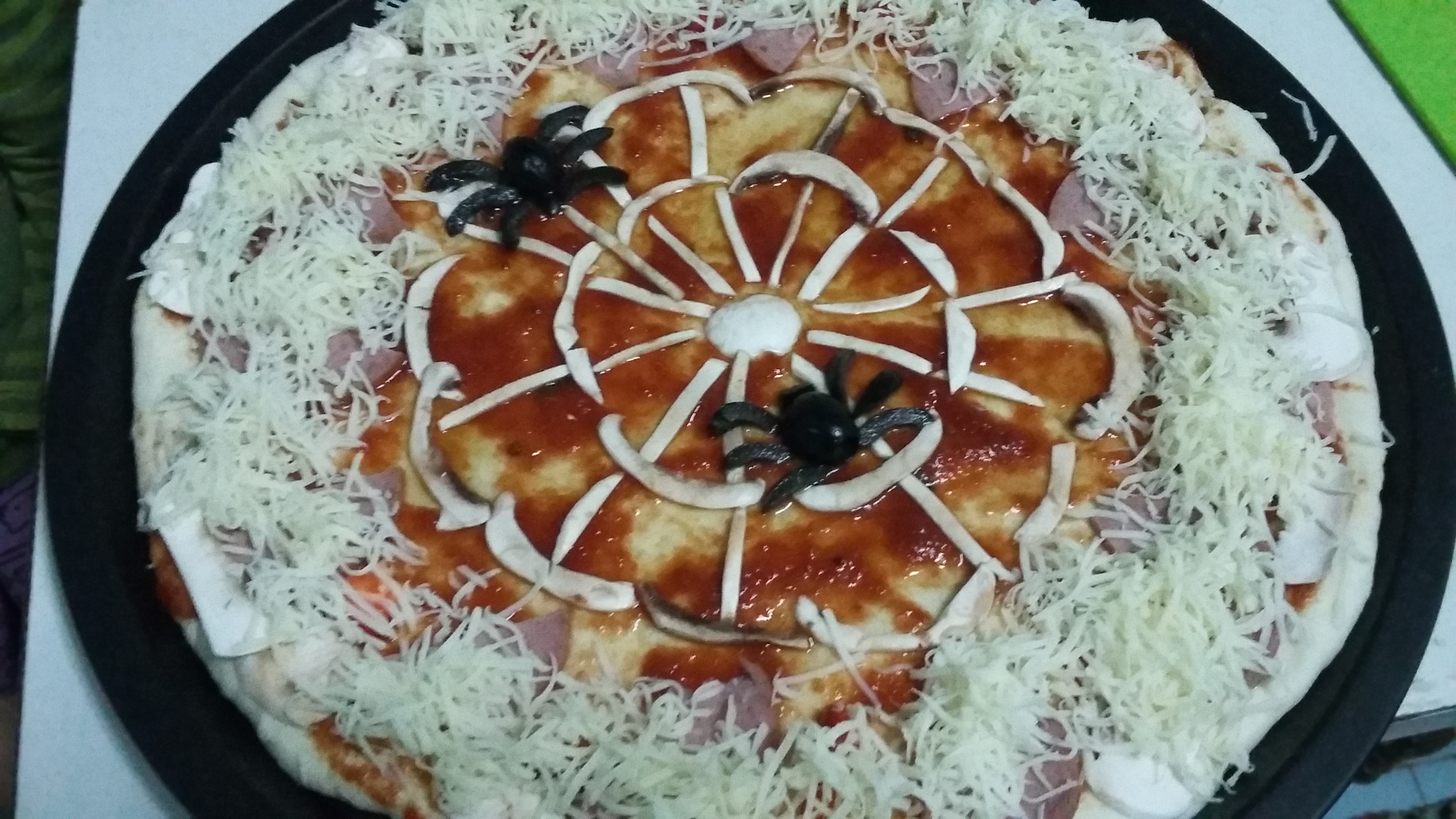 Pizza de Halloween