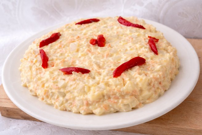 Salata de telina cu maioneza