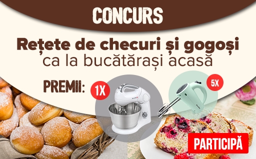 Nou CONCURS CULINAR: Retete de checuri si gogosi - ca la bucatarasi acasa