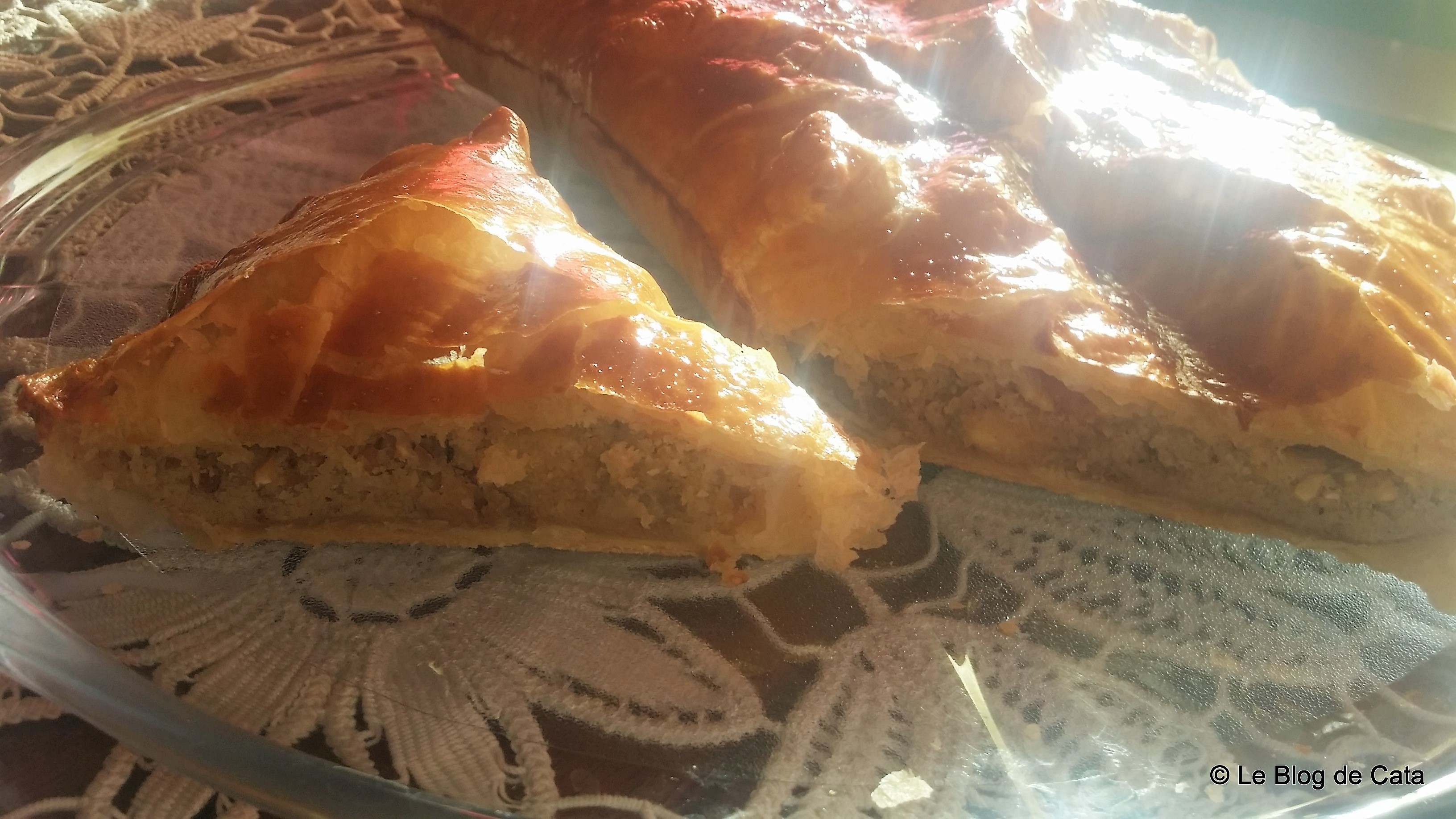 Placinta pralinata - Galette de rois