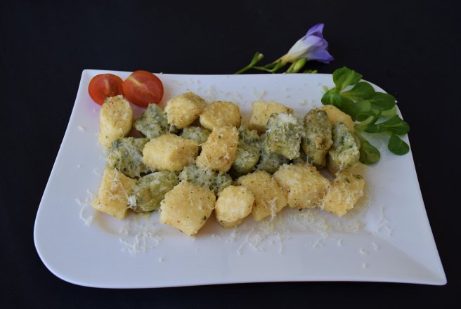 Gnocchi cu branza colorati