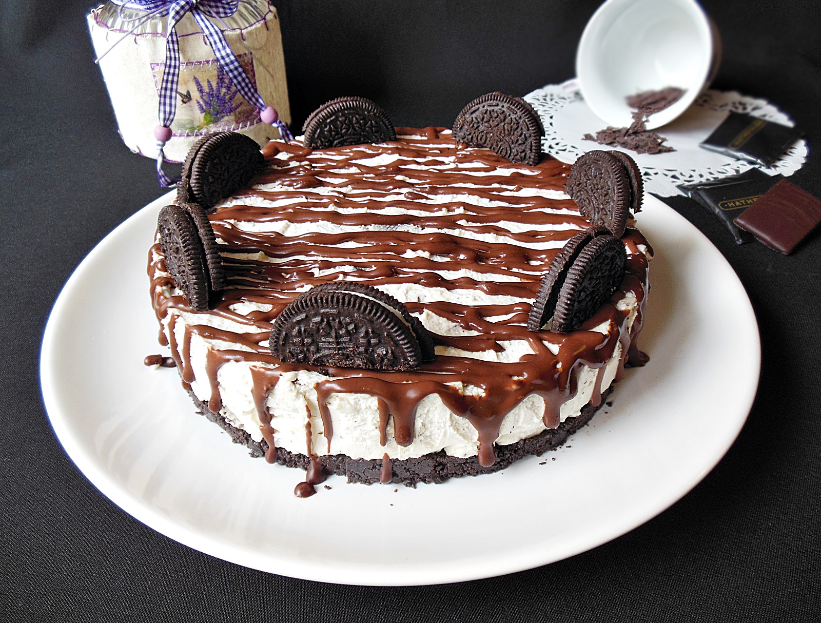 Desert cheesecake cu oreo