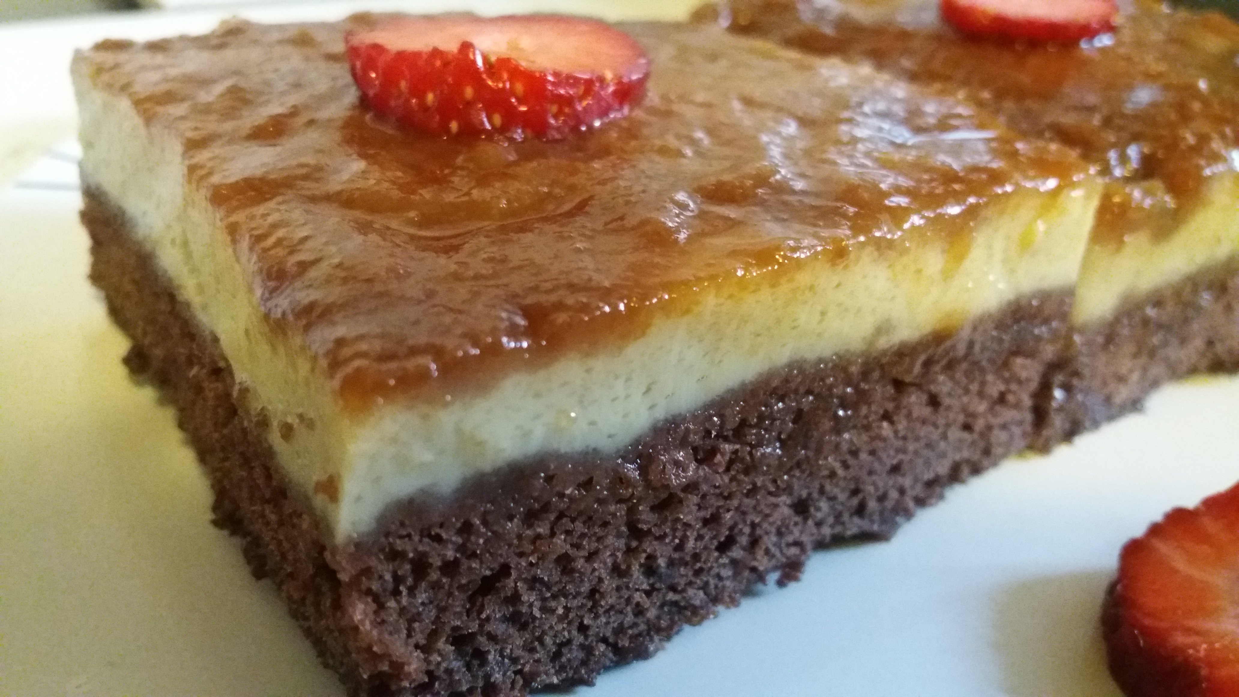 Desert chocoflan