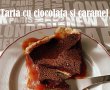 Desert tarta cu ciocolata si caramel-7