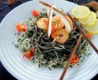 Spaghete negre cu creveti in sos de cocos-4