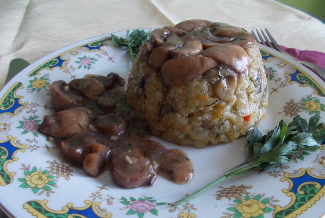 Pilaf cu ciuperci