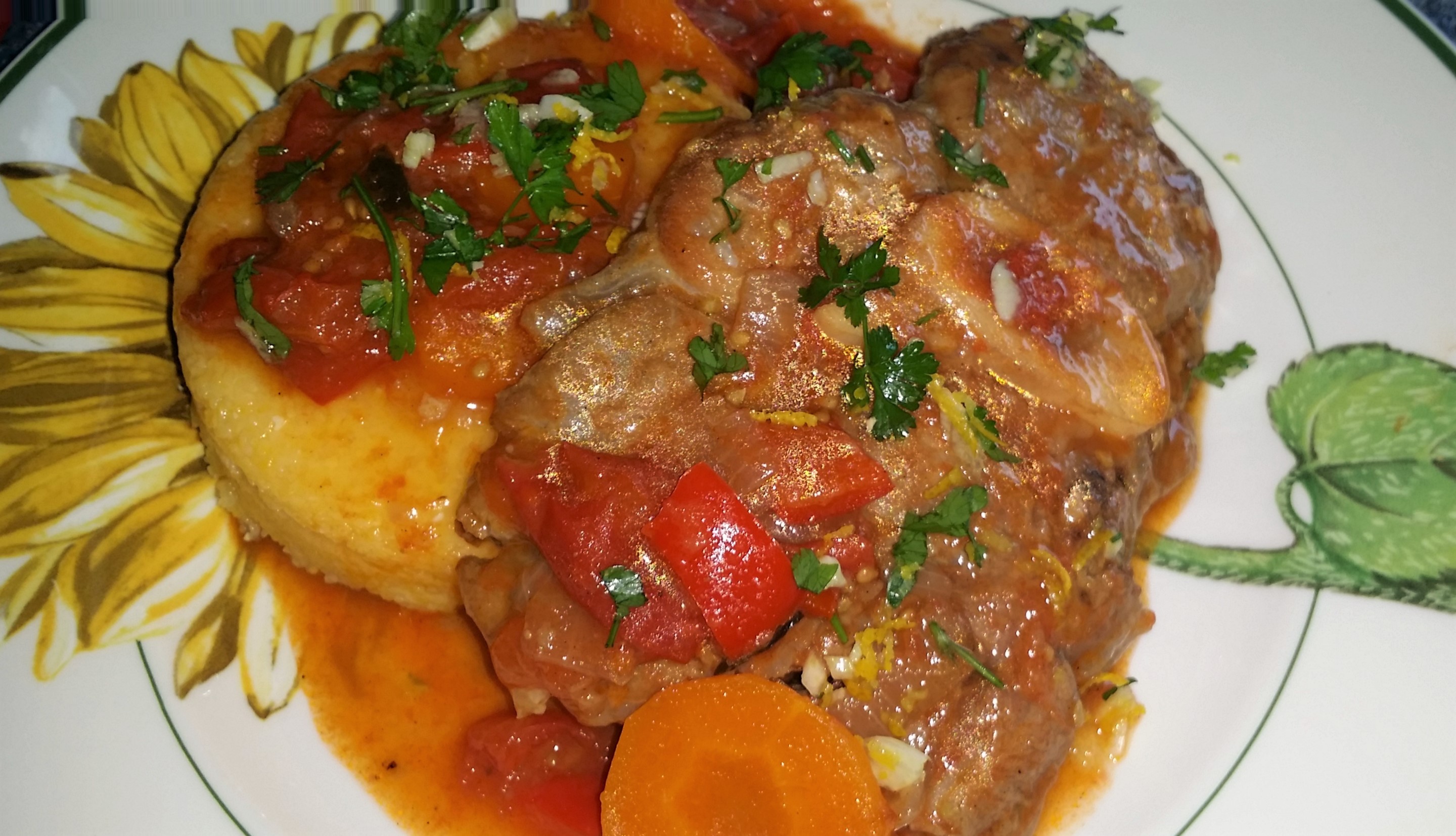 Osso buco milanez si gremolata