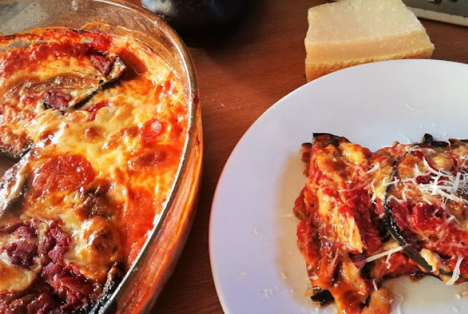 Parmigiana de vinete- melanzane alla parmigiana