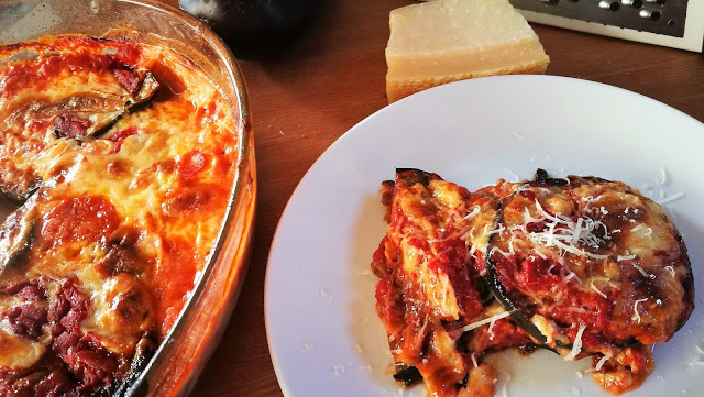 Parmigiana de vinete- melanzane alla parmigiana