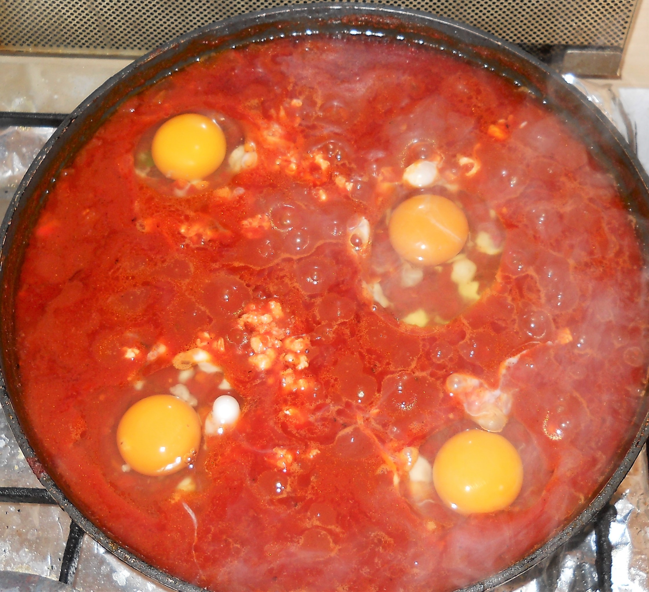 Shakshuka cu rosii