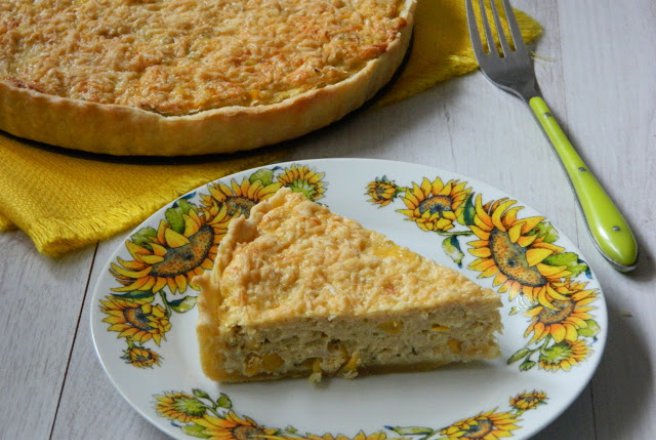 Tarta cu piept de pui si porumb