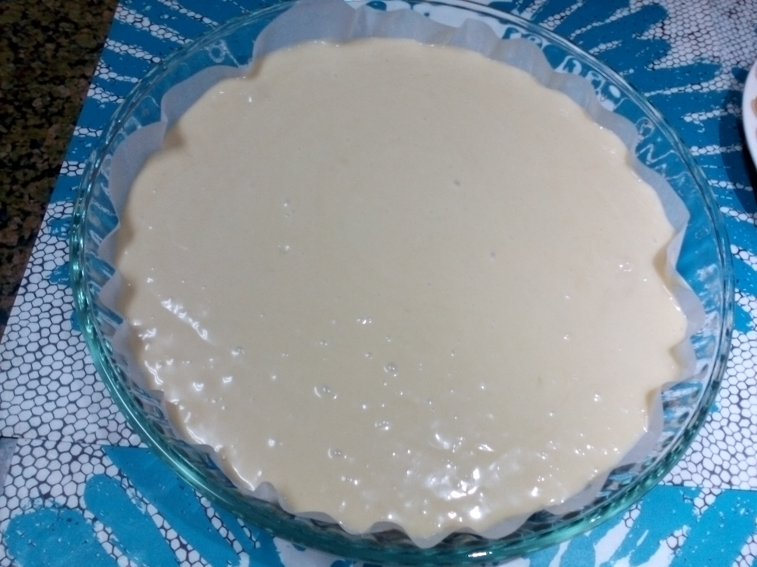 Desert tarta cu fructe de toamna (mere, pere, struguri)