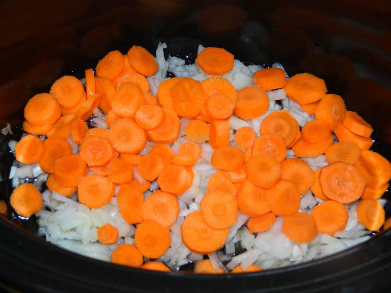 Pilaf cu pui si legume la slow cooker Crock-Pot