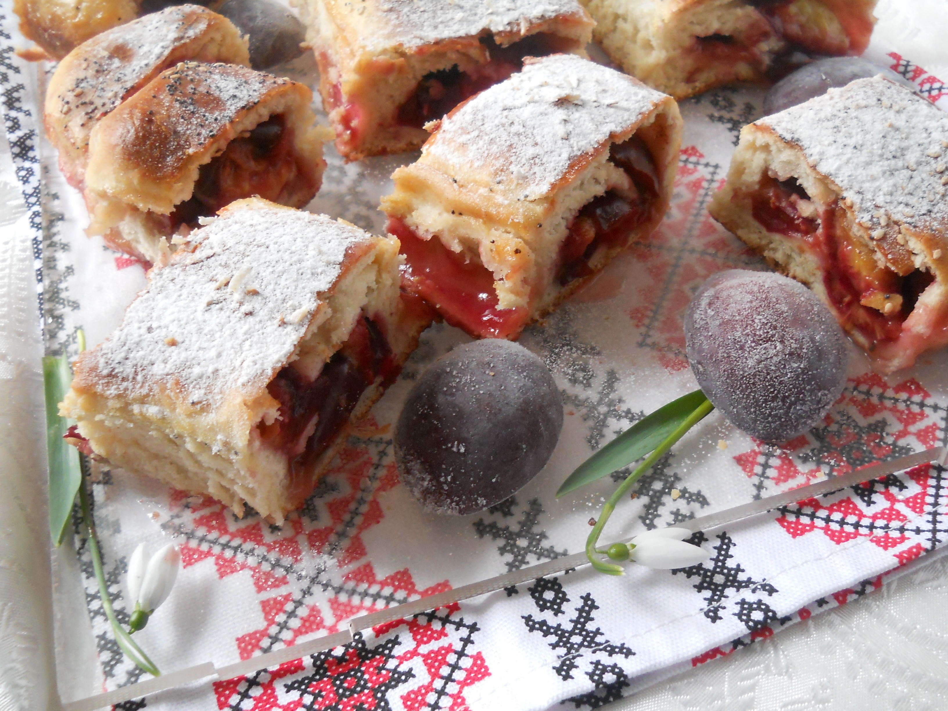 Desert strudel cu prune