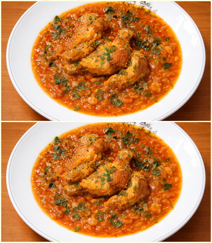 Tocanita de ceapa cu pui