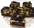 Desert brownie cheesecake cu oreo-9