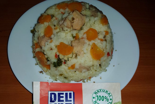 Pilaf cu legume si carne de porc