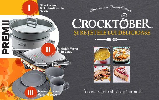 Crocktober si rețetele lui delicioase - Câștigătorii concursului