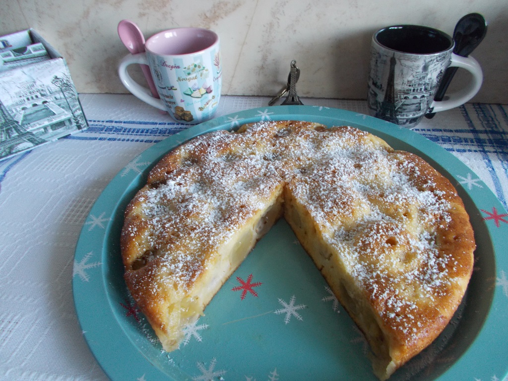 Desert clafoutis cu struguri