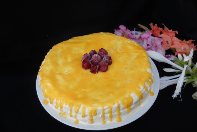 Desert tort cu lemon curd