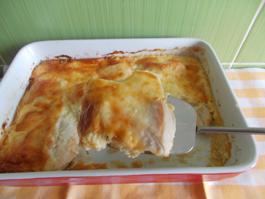 Gratin de piept de pui