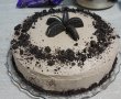 Desert tort cu crema Oreo si banane-15