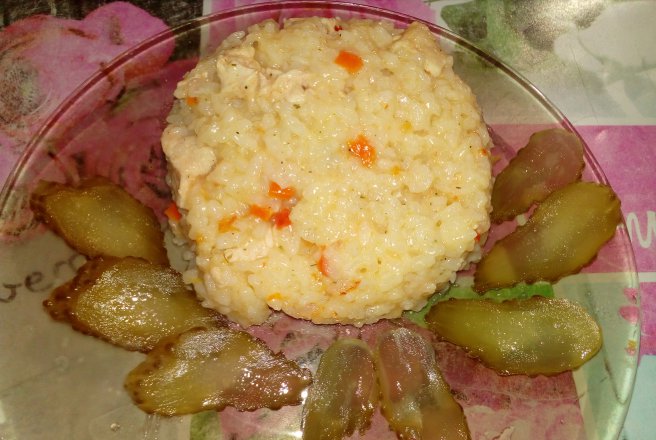 Pilaf cu piept de pui si legume