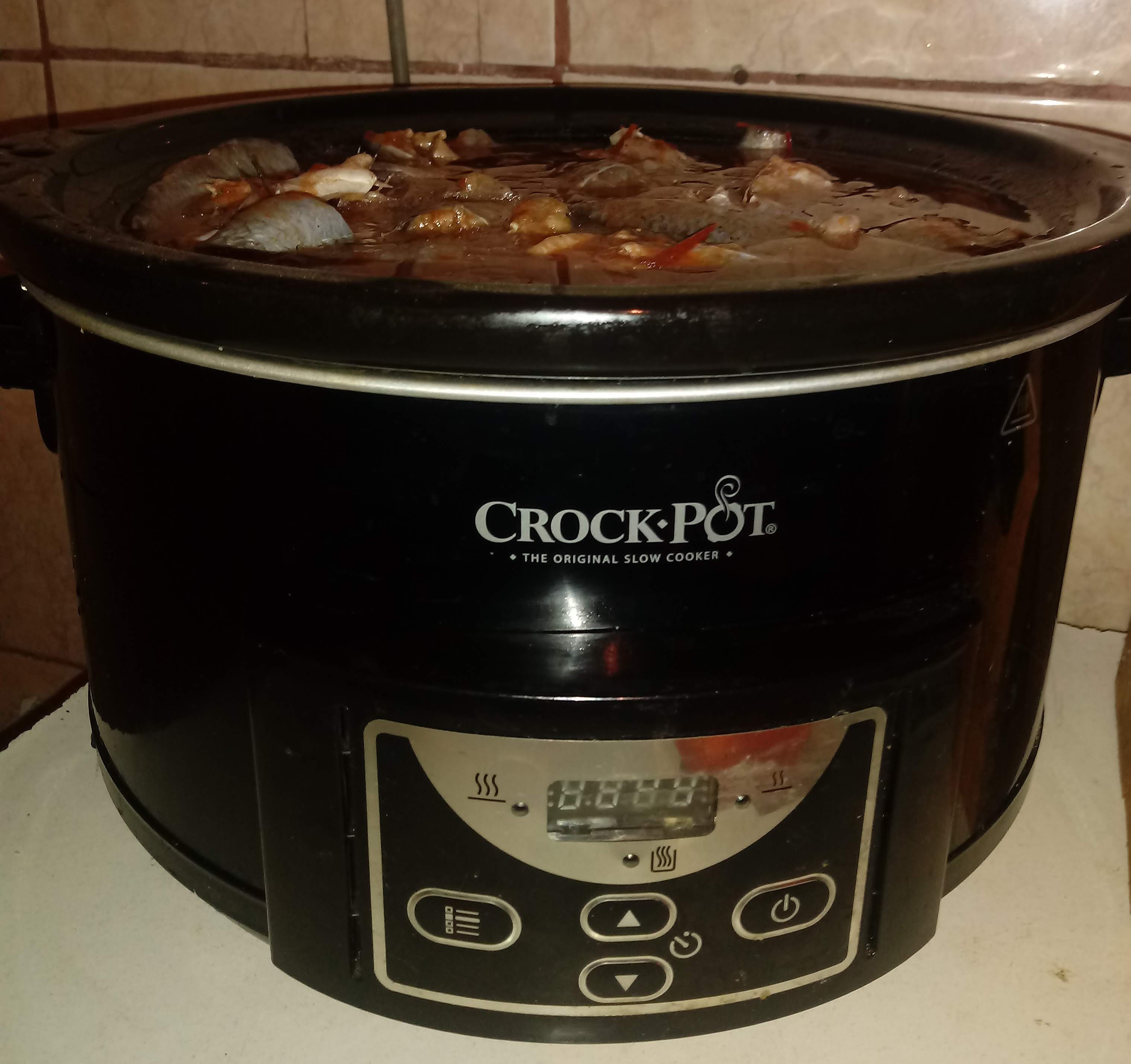 Conserva de peste in bulion la slow cooker Crock-Pot