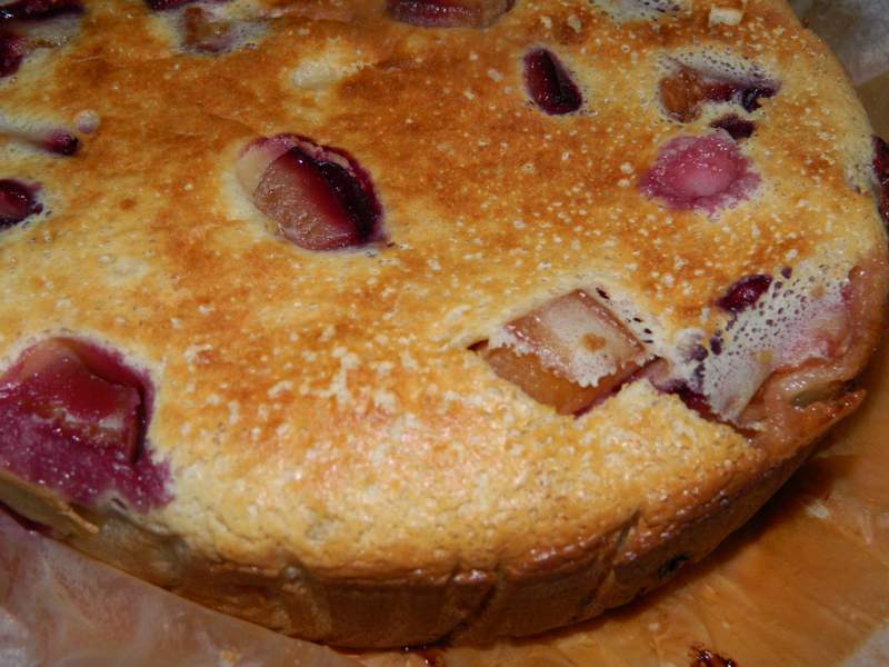 Clafoutis cu prune la slow cooker Crock-Pot