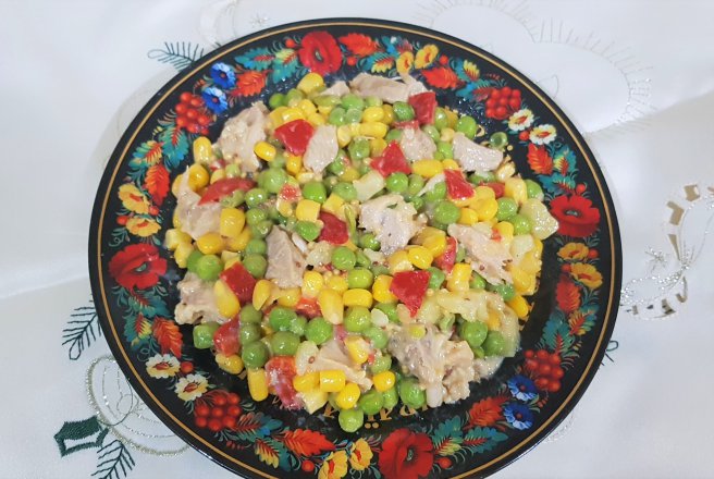 Salata de vita cu porumb, fara maioneza