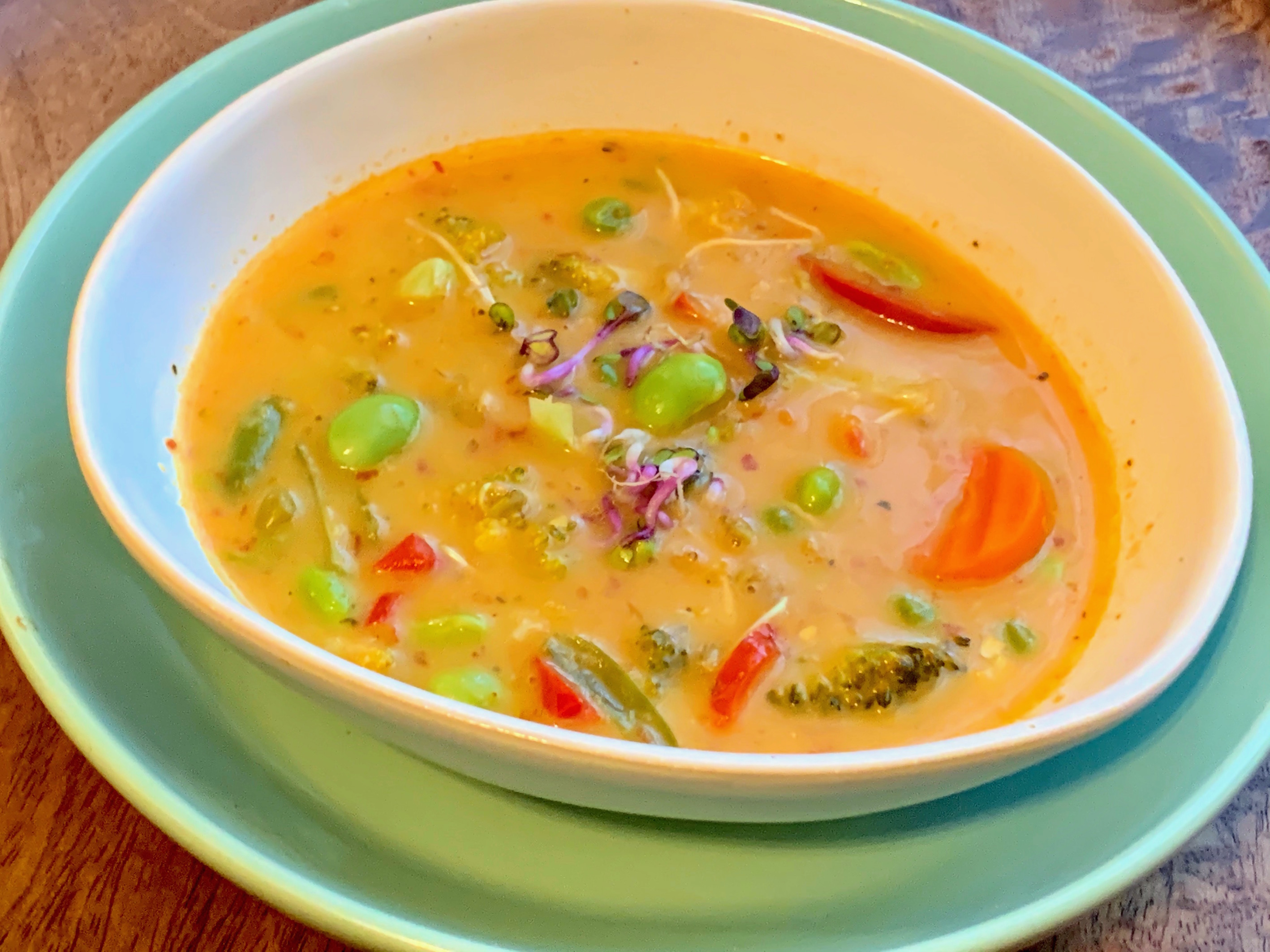 Thai red curry cu legume