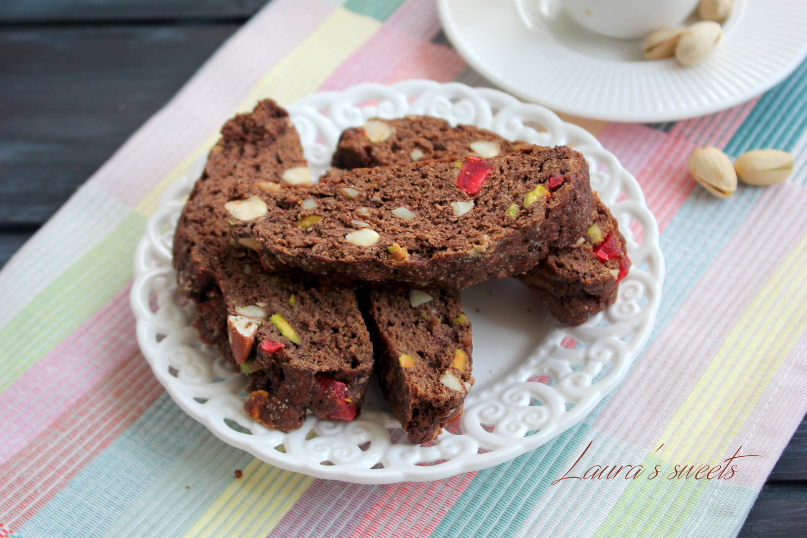 Desert biscotti cu fructe uscate