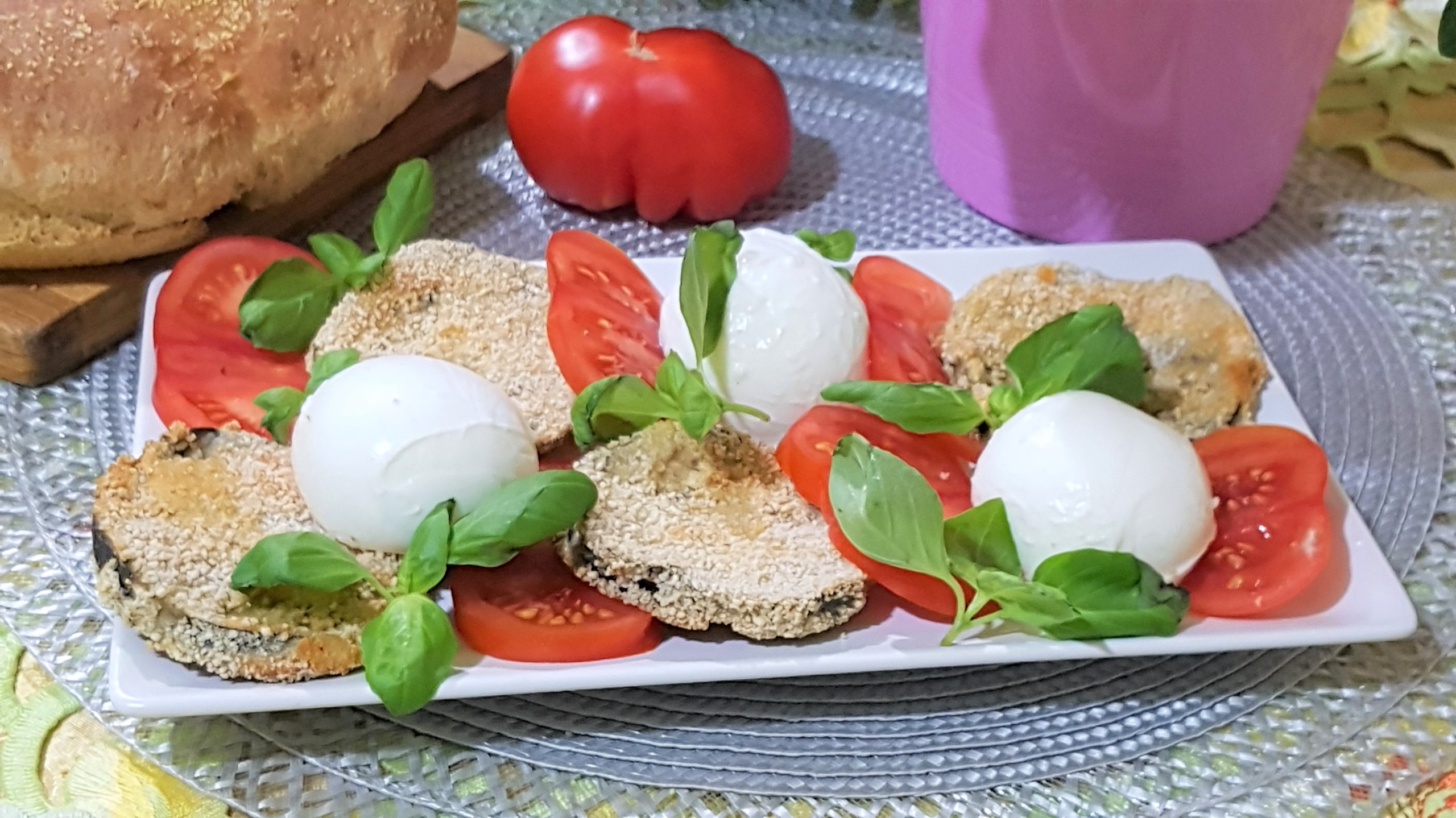 Melanzane caprese - vinete caprese