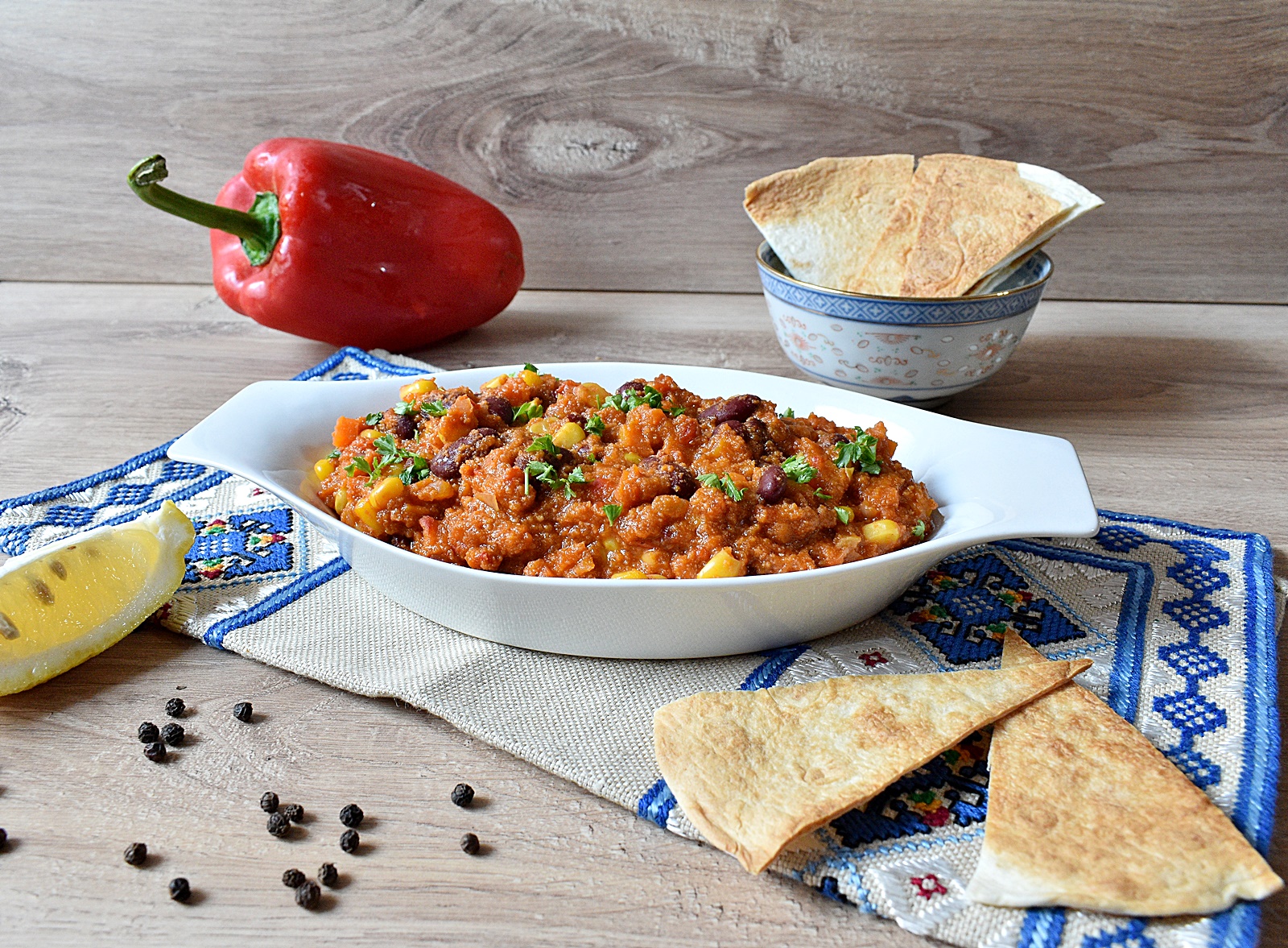 Chilli con carne vegan