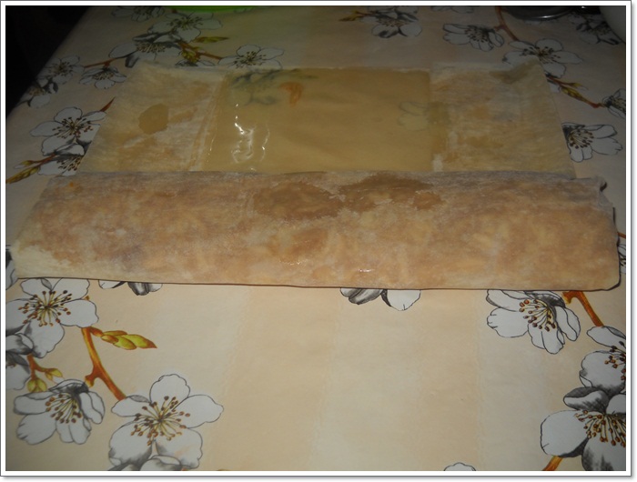 Strudel cu mere/piersici