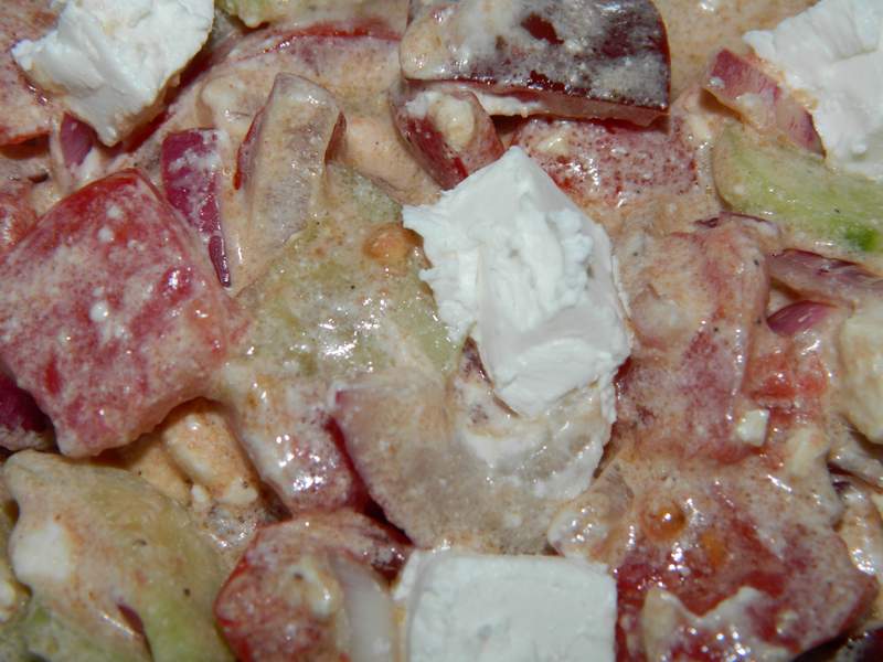 Salata de vara cu branza feta