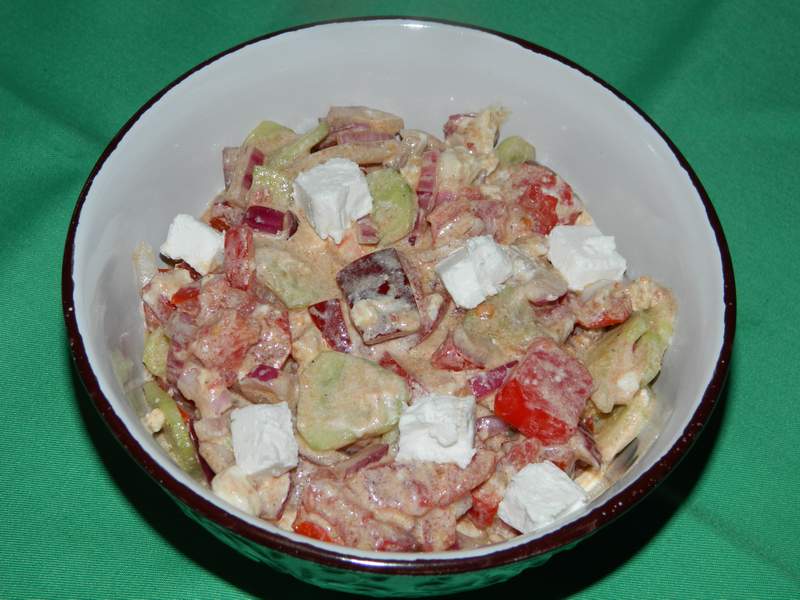 Salata de vara cu branza feta