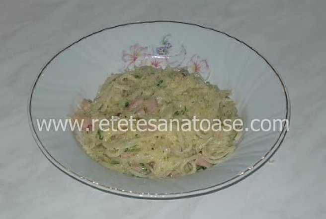 Spaghete carbonara, reţetă adaptata