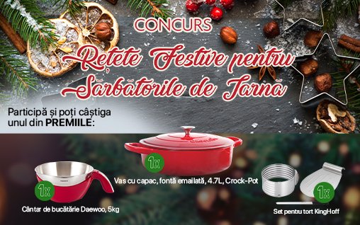 CONCURS CULINAR - Retete festive pentru Sarbatorile de iarna