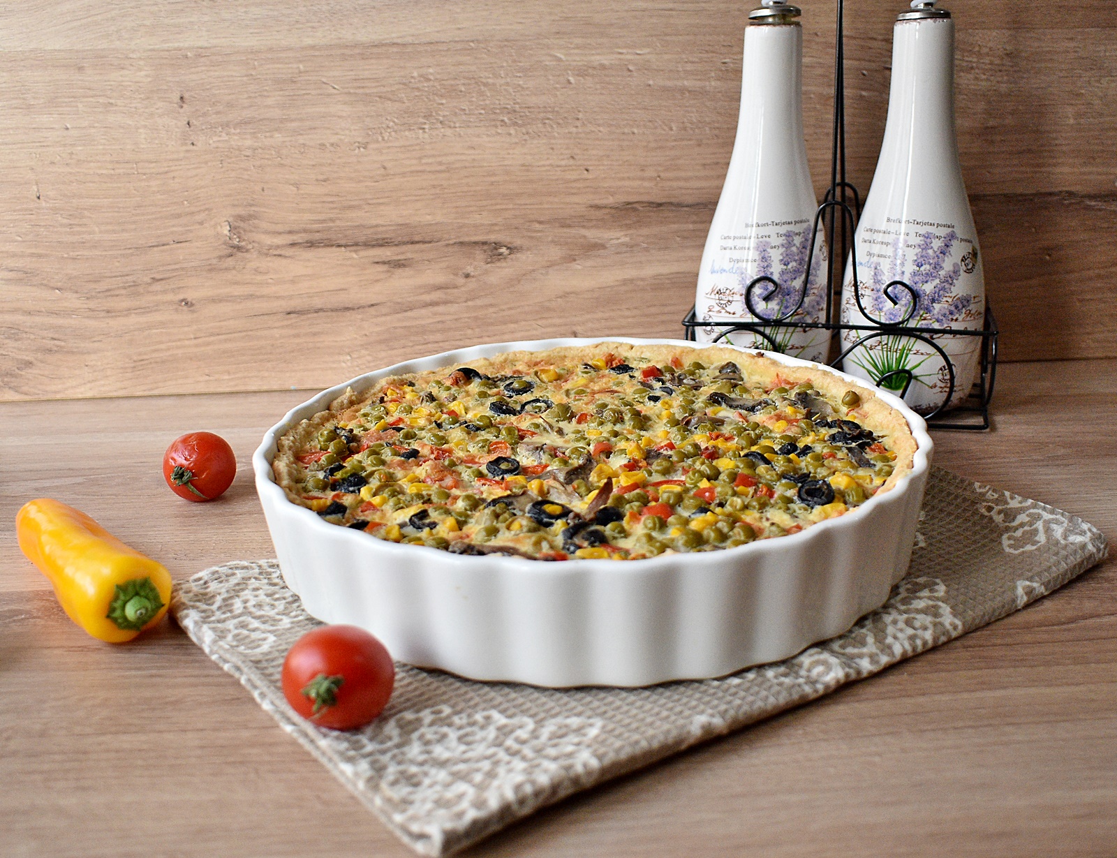 Aperitiv quiche cu legume