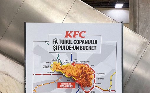 Cu copanul KFC pe hartă, călătoriile cu metroul au alt gust