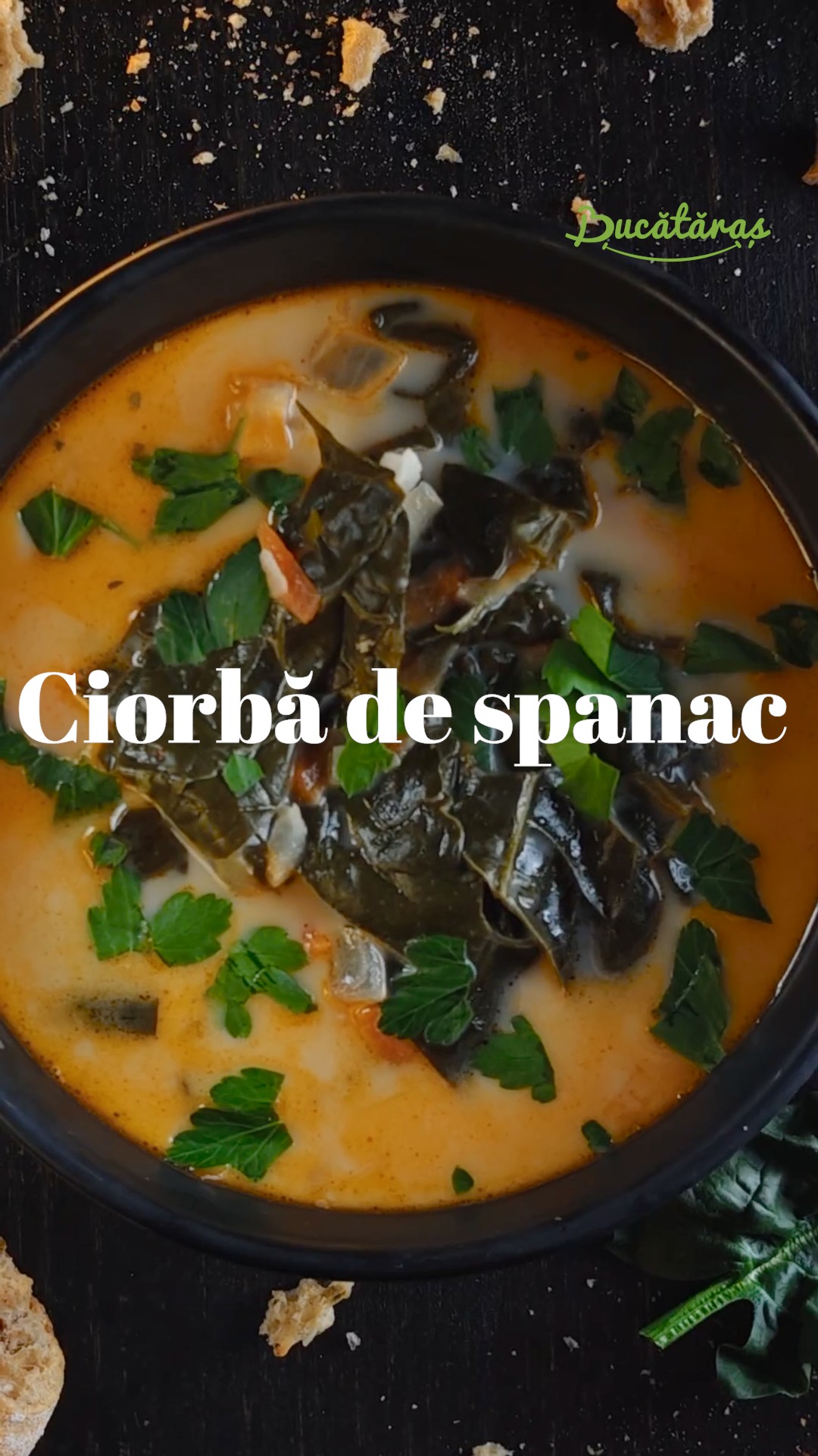 Borș de spanac dres cu smântână – Ușor, sănătos și delicios