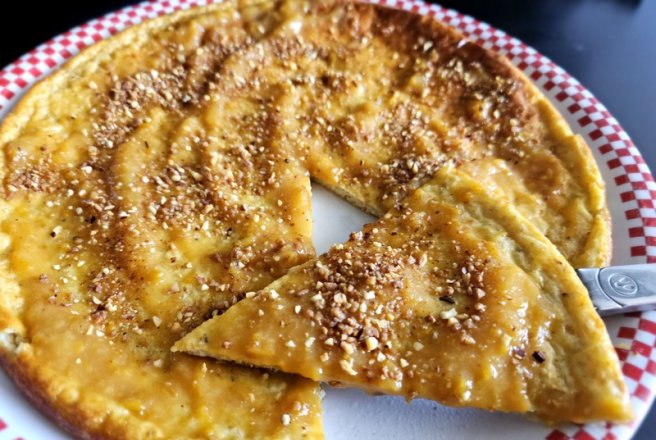Clătită XXL cu fulgi de ovăz - Super rapida si delicioasa