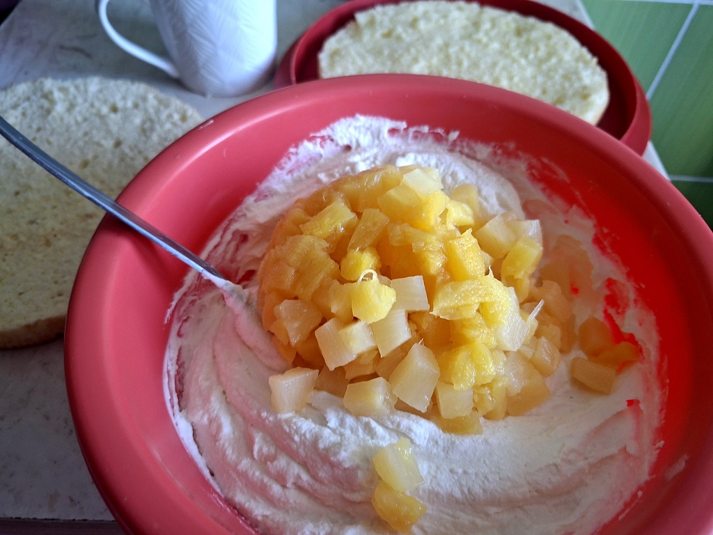 Tort Pina Colada (cu ananas)