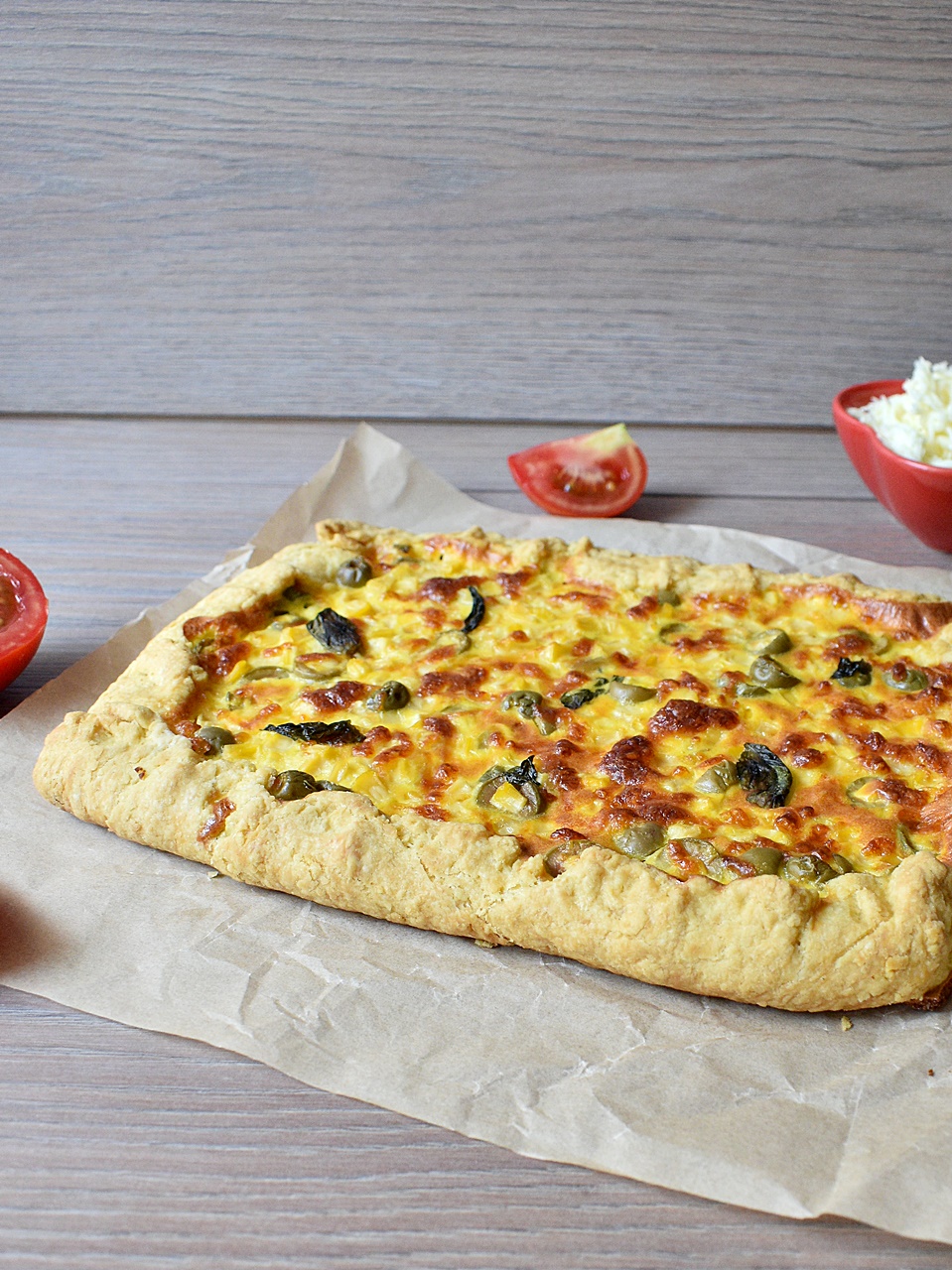 Tarta cu porumb si mozzarella